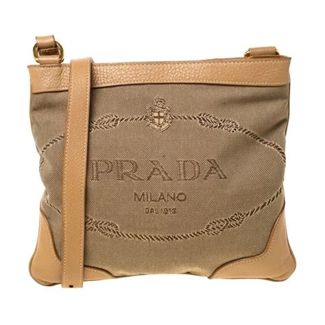 prada tsche crossbody brown